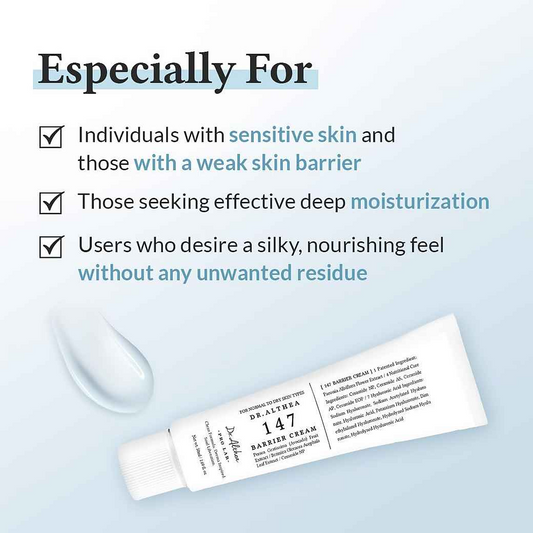 Feuchtigkeitsspendende Barrier Cream von Dr. Althea