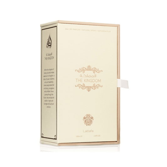Verpackung von Lattafa The Kingdom Eau de Parfum 100 ml