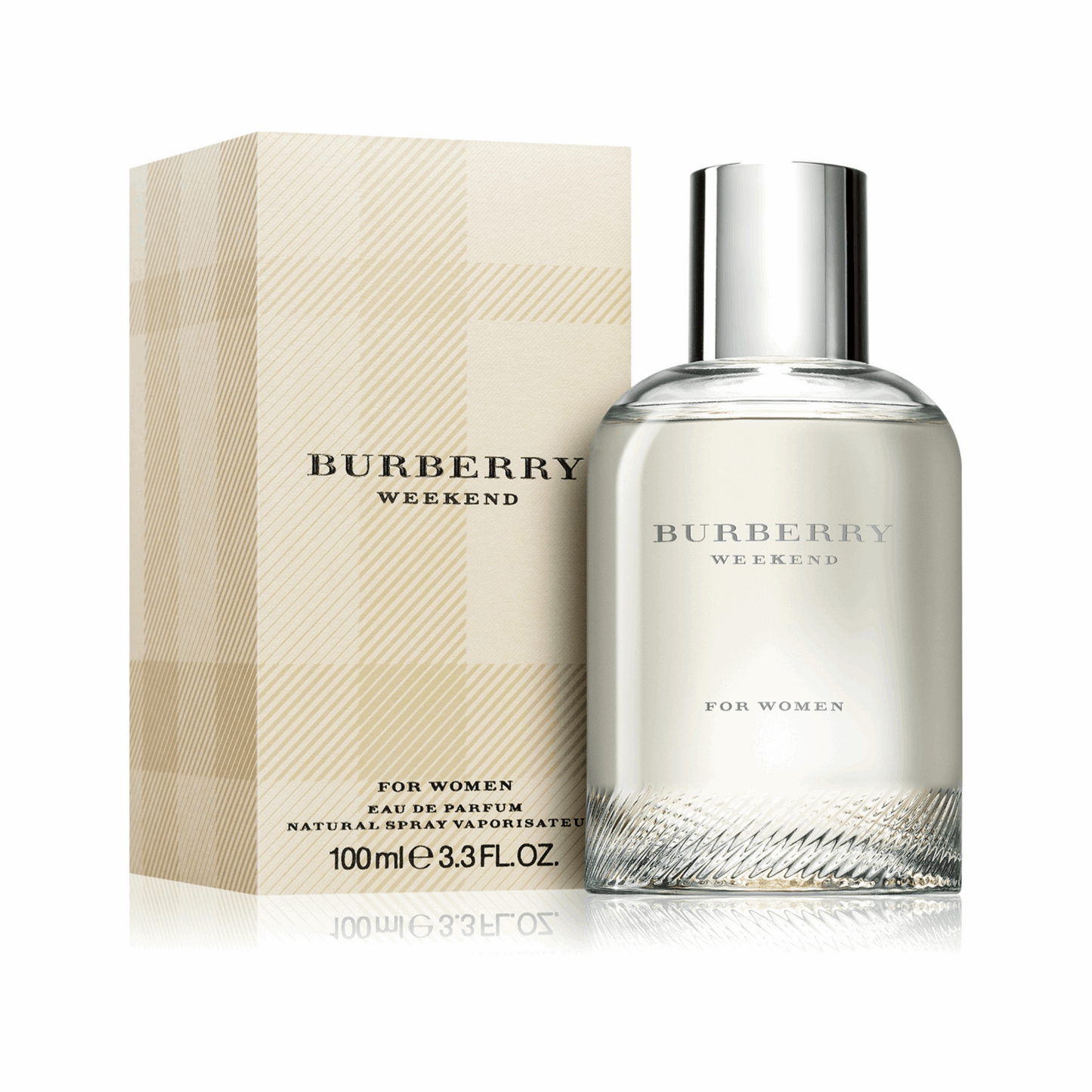 Verpackung und Flakon des Burberry Weekend Eau de Parfum