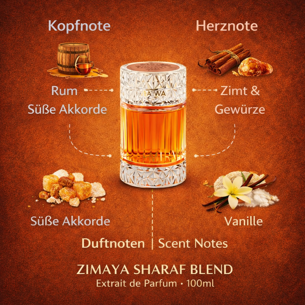 Zimaya Sharaf Blend Extrait de Parfum 100ml