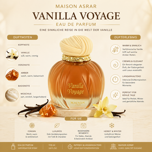 Maison Asrar Vanilla Voyage Eau de Parfum 100ml