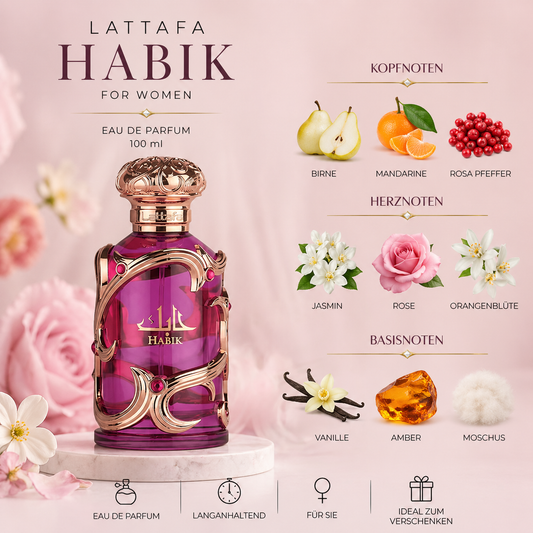Lattafa Habik For Women Eau de Parfum 100 ml
