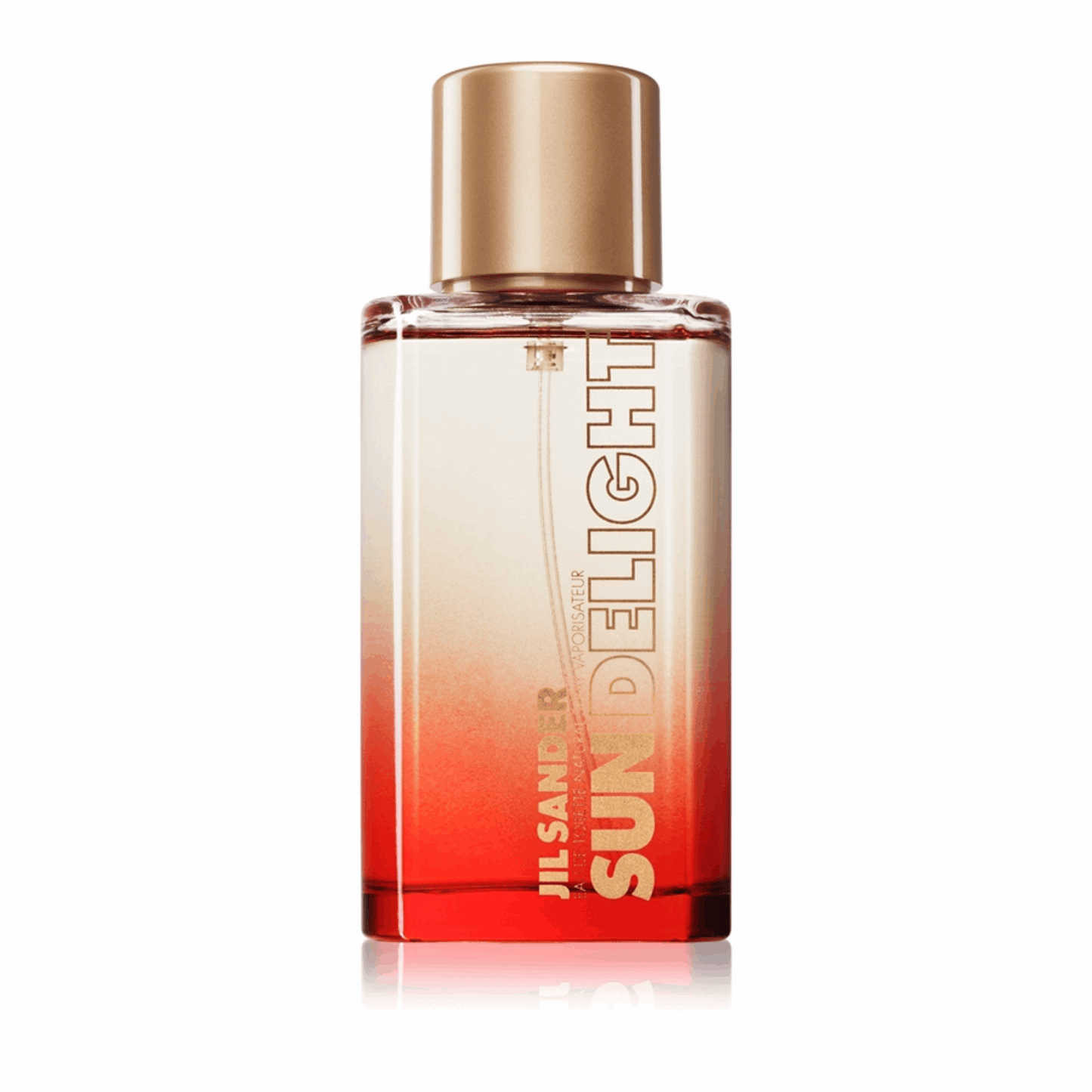 Frontansicht des Jil Sander Sun Delight Eau de Toilette Flakons