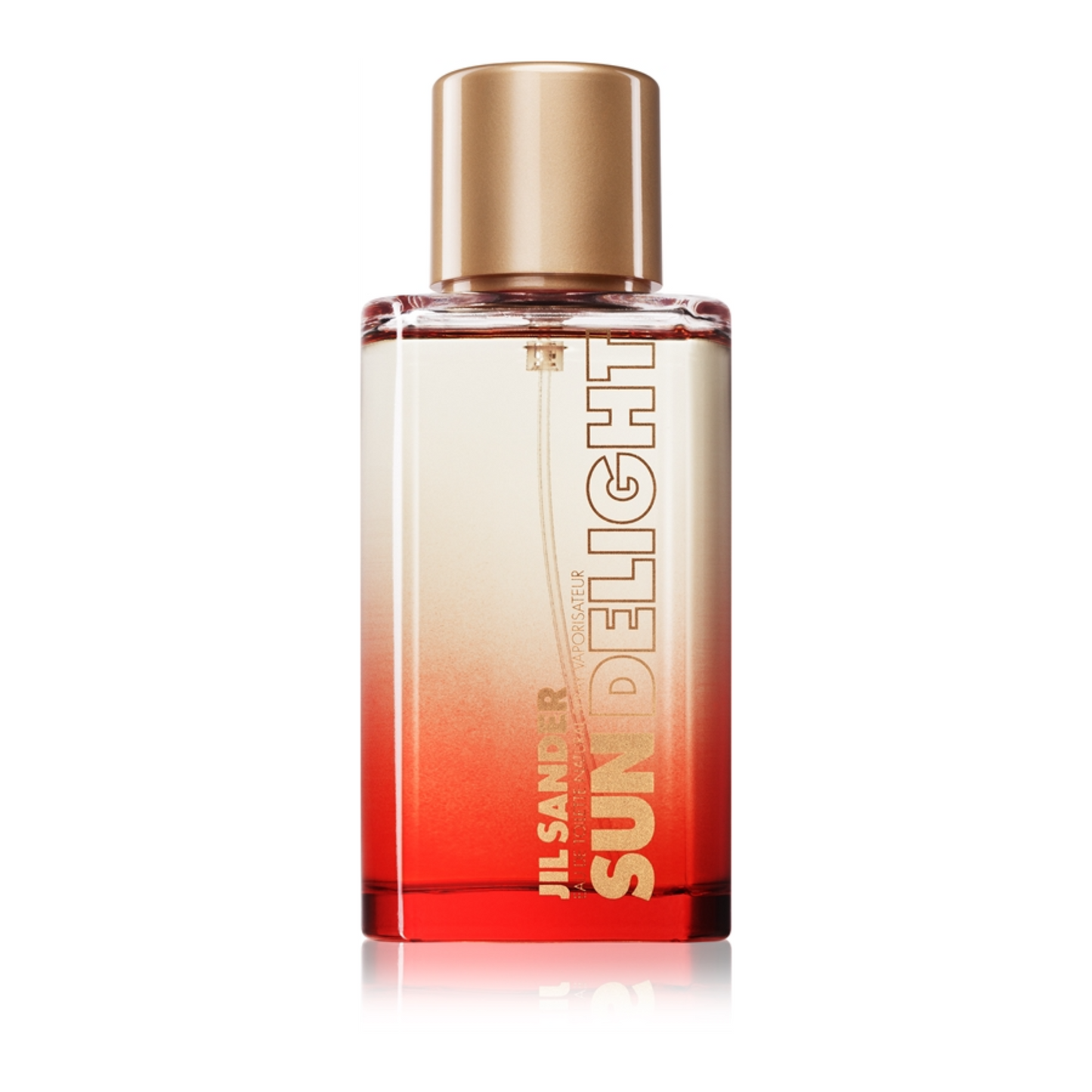 Frontansicht des Jil Sander Sun Delight Eau de Toilette Flakons