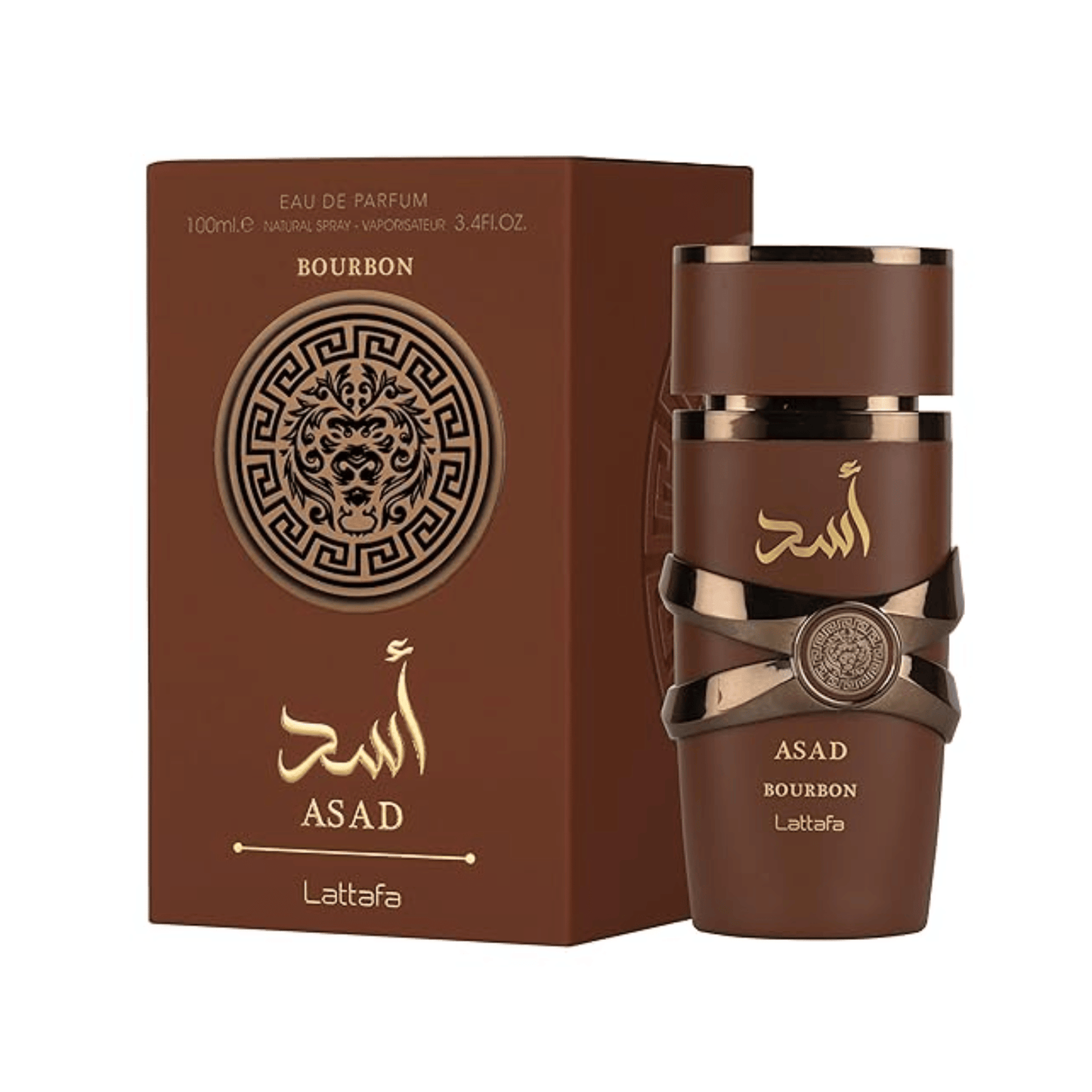 Verpackung von Lattafa Asad Bourbon EdP