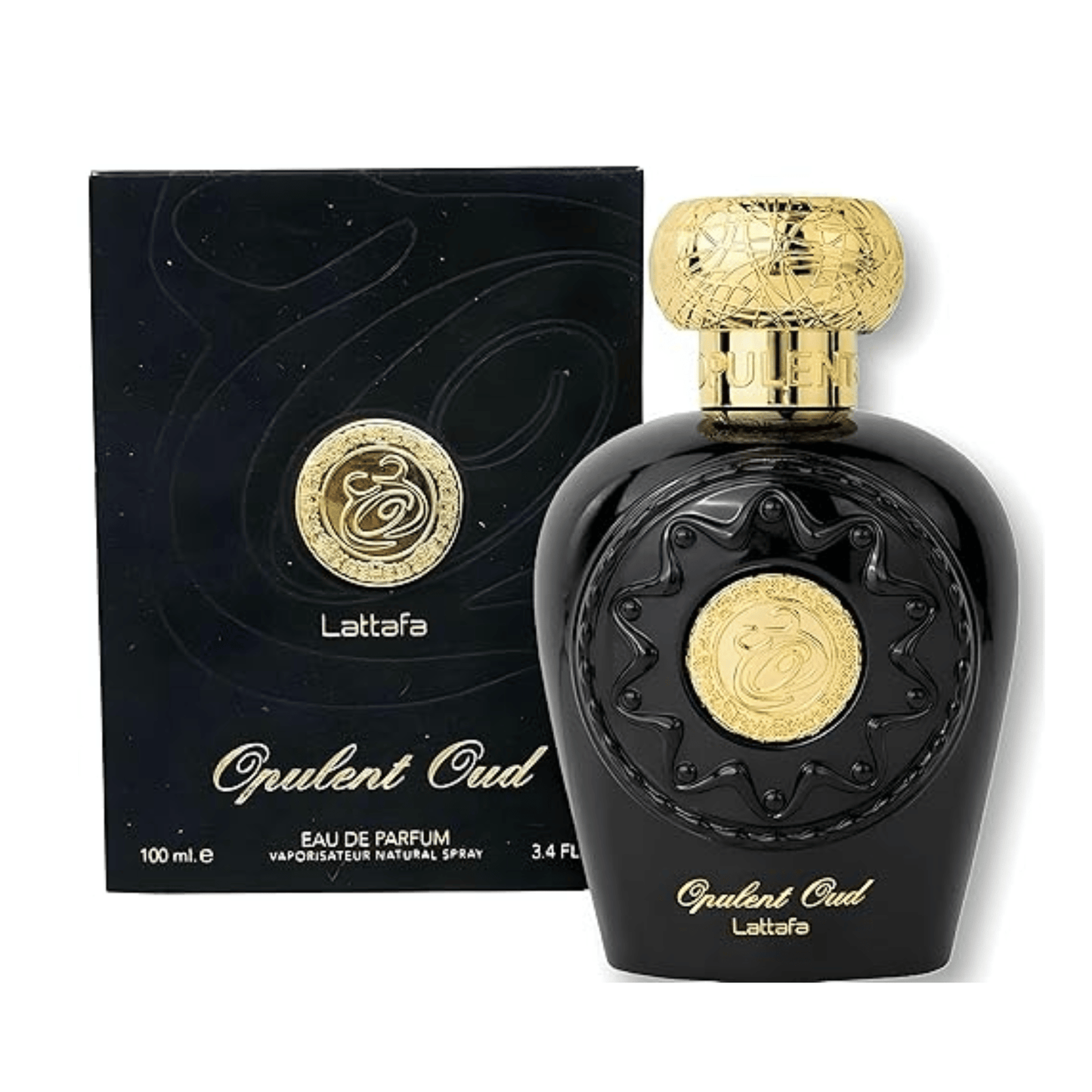 Verpackung des Lattafa Opulent Oud Eau de Parfum 100 ml