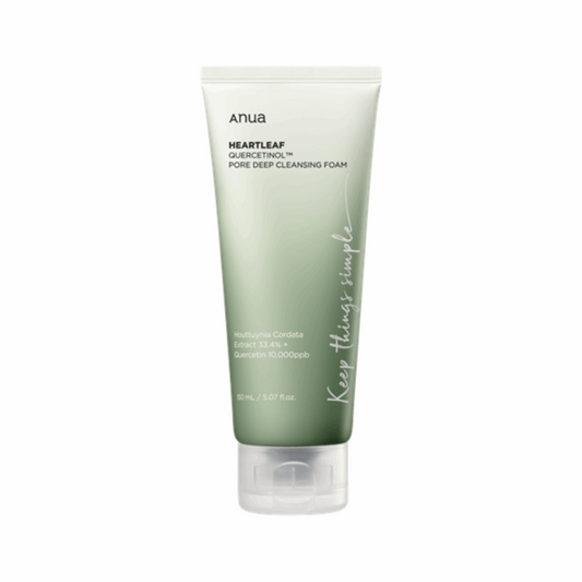 Anua Heartleaf Quercetinol Cleansing Foam 150 ml – Produktansicht vorne