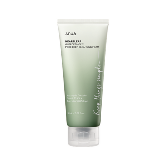 Anua Heartleaf Quercetinol Cleansing Foam 150 ml – Produktansicht vorne