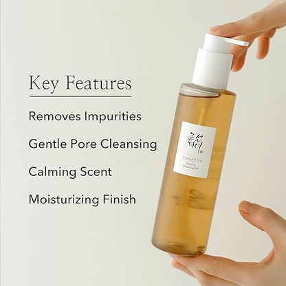 Beauty of Joseon Ginseng Cleansing Oil 210 ml – eleganter Pumpspender in Naturtönen