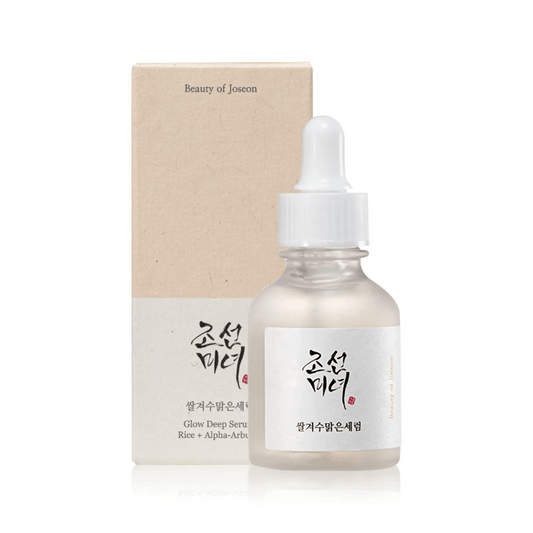 Beauty of Joseon Glow Deep Serum 30ml mit Reis & Arbutin zur Hautaufhellung nebst Verpackung