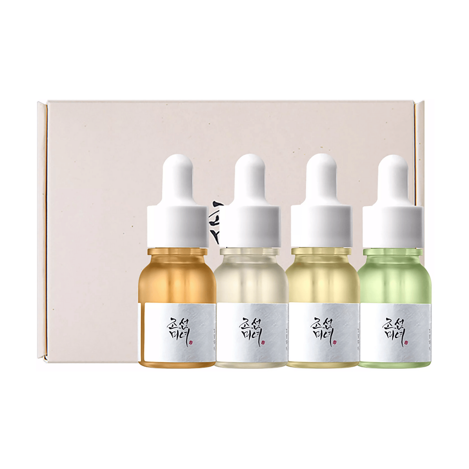 Beauty of Joseon Hangbang Serum Discovery Kit mit vier Mini-Seren à 10 ml mit Verpackung