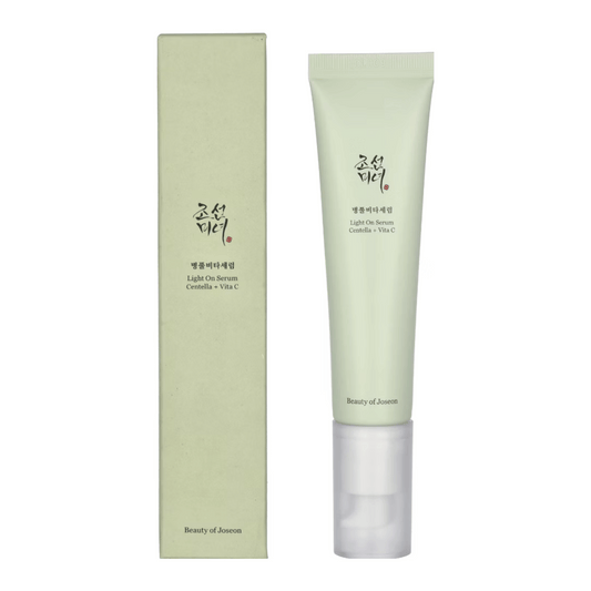 Beauty of Joseon Light On Serum 30ml mit Centella & Vitamin C für strahlende Haut mit Verpackung