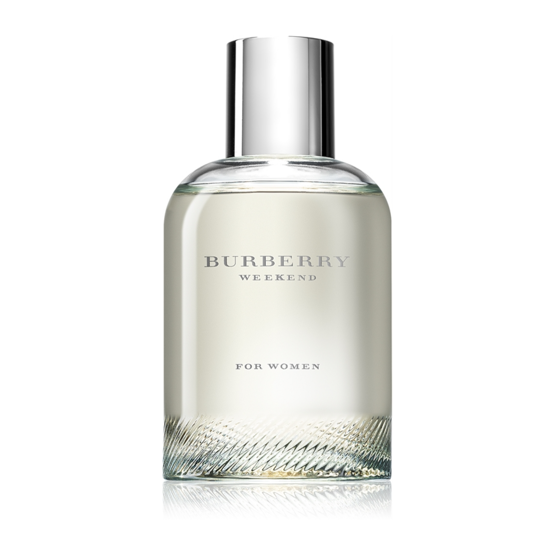 Frontansicht des Burberry Weekend Eau de Parfum Flakons