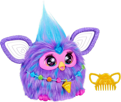 Hasbro Furby Purple - Interaktives Spielzeug für Kinder ab 6 Jahren, 5 Modi, über 600 Reaktionen