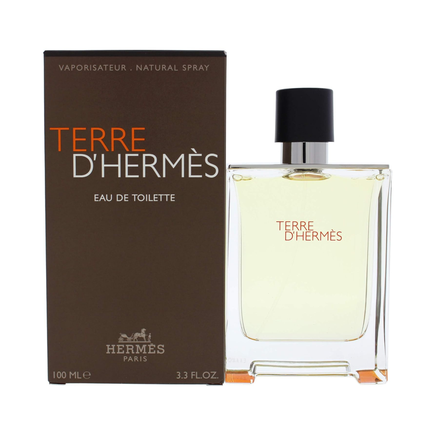 Hermès Terre d’Hermès Eau de Toilette 100 ml Flakon
 und Verpackung