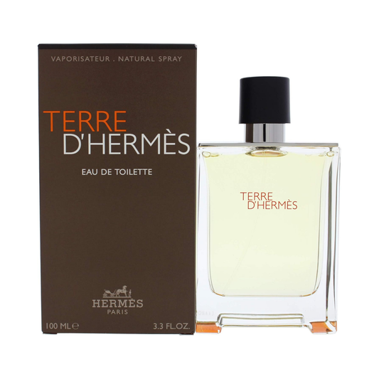 Hermès Terre d’Hermès Eau de Toilette 100 ml Flakon
 und Verpackung