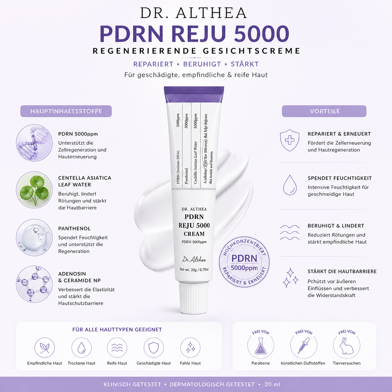 Dr. Althea Reju 5000 Regenerierende Gesichtscreme 20 ml