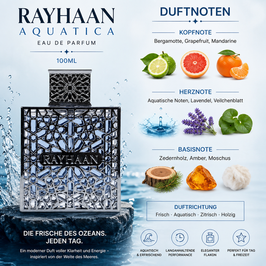 Rayhaan Aquatica Eau de Parfum 100ml