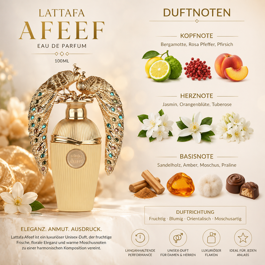 Lattafa Afeef Eau de Parfum 100ml