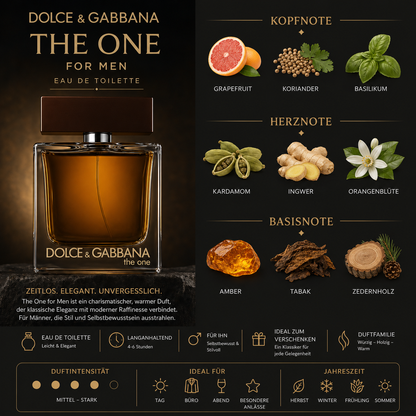 Dolce & Gabbana The One for Men Eau de Toilette 100 ml