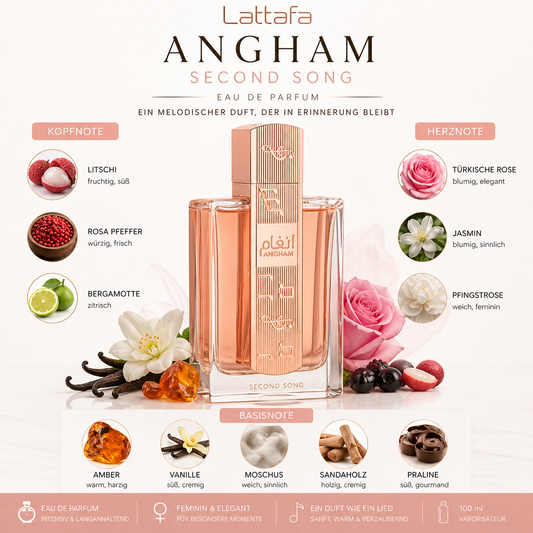 Lattafa Angham Second Song Eau de Parfum 100ml