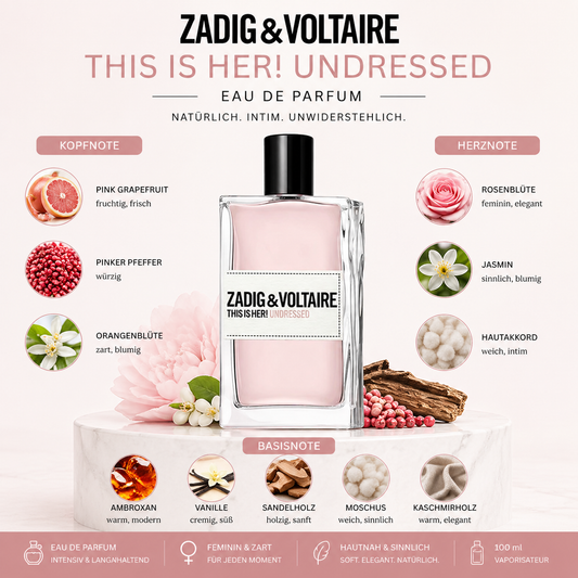 Zadig & Voltaire This Is Her! Undressed Eau de Parfum 100ml