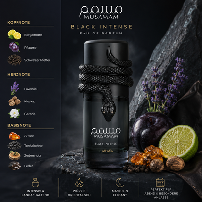 Lattafa Musamam Black Intense Eau de Parfum 100ml
