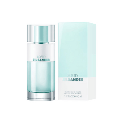 Jil Sander Softly Eau de Toilette 80 ml – Damenduft in elegantem Flakon mit blauer Verpackung