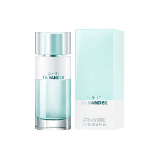 Jil Sander Softly Eau de Toilette 80 ml – Damenduft in elegantem Flakon mit blauer Verpackung
