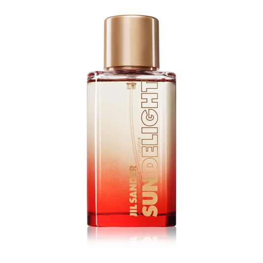 Frontansicht des Jil Sander Sun Delight Eau de Toilette Flakons