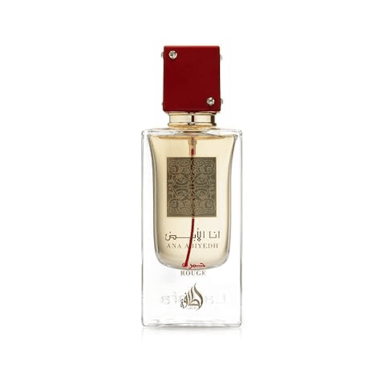 Flakon des Lattafa Ana Abiyedh Rouge Eau de Parfum 60 ml