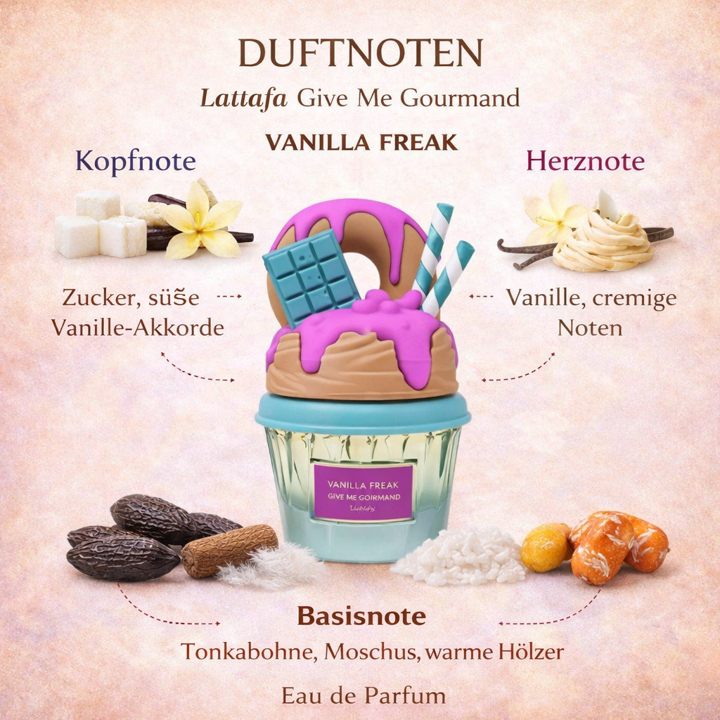 Lattafa Give Me Gourmand Vanilla Freak Eau de Parfum 75 ml