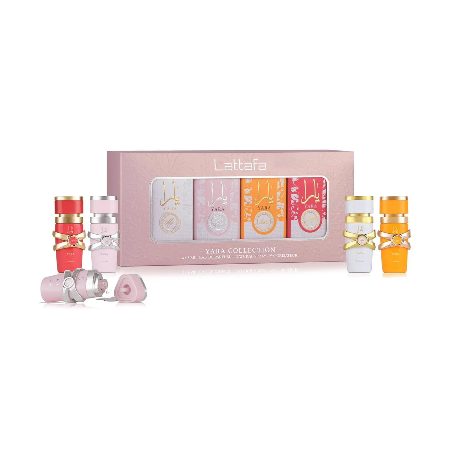 Lattafa Yara Collection Set Women Geschenkset mit 4 Parfums à 5 ml