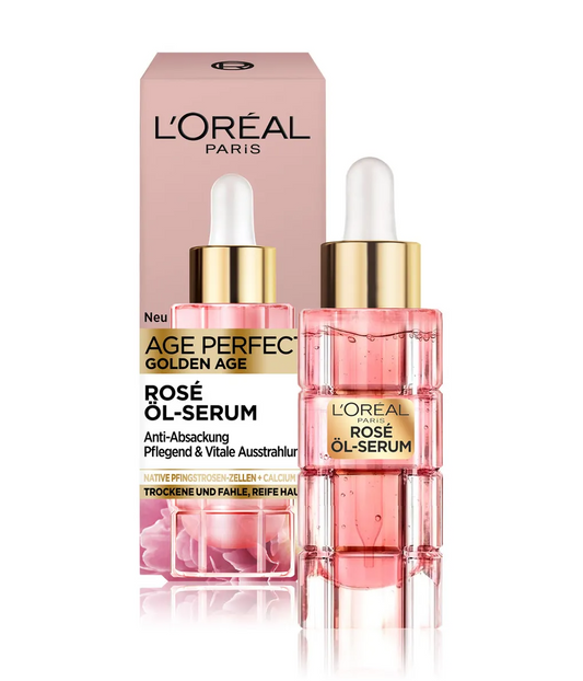 L’Oréal Golden Age Serum 30ml neben Verpackung