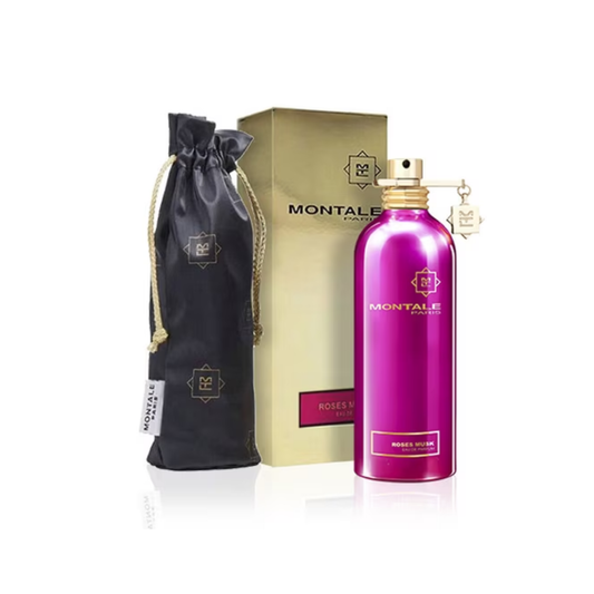 Montale Roses Musk Eau de Parfum 100 ml Flakon
 nebst Verpackung