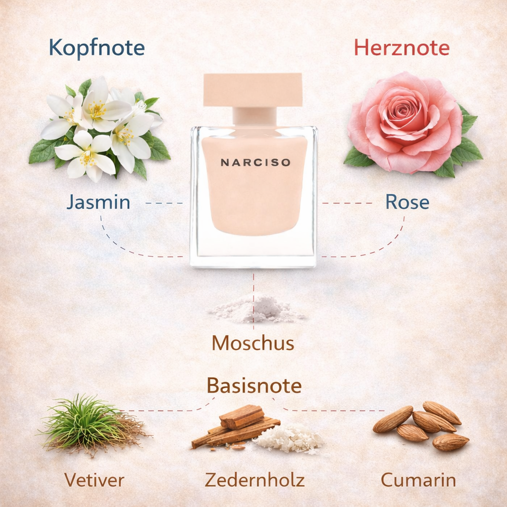Duftnoten des Narciso RodriguezPoudree