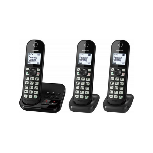 Panasonic KX-TGC463GB Trio Schnurlostelefon Schwarz