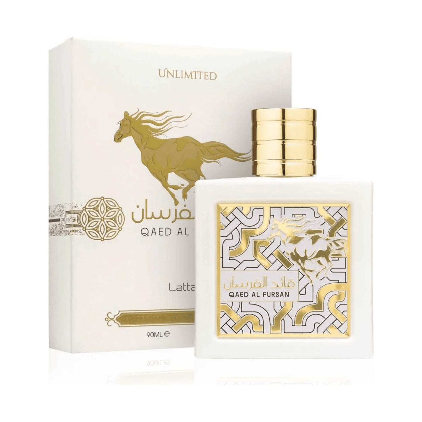 Verpackung von Lattafa Qaed Al Fursan Unlimited Eau de Parfum
