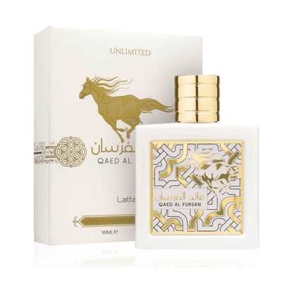 Verpackung von Lattafa Qaed Al Fursan Unlimited Eau de Parfum
