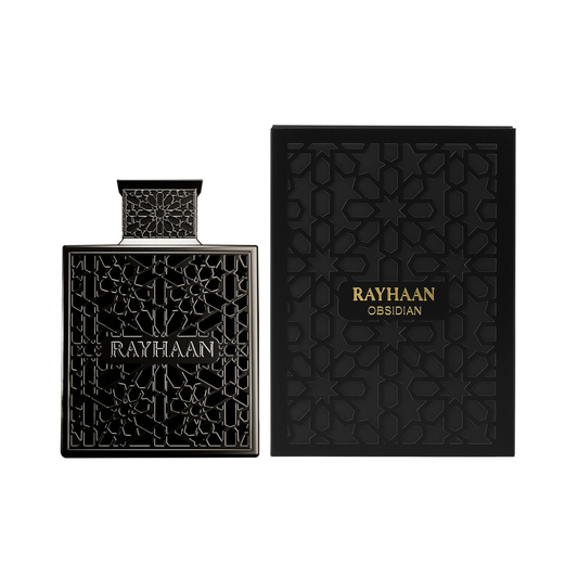 Rayhaan Obsidian Eau de Parfum 100 ml Flakon schwarz orientalischer Duft