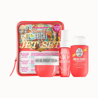 Jet Set mit Bom Dia Bright Cream, Duschgel und Body Mist von Sol de Janeiro