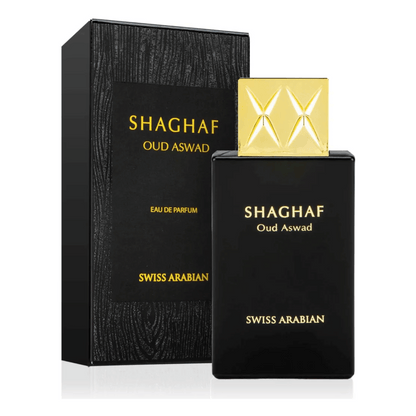 Verpackung des Swiss Arabian Oud Aswad Eau de Parfum 75 ml
