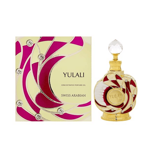 Swiss Arabian Yulali Parfümöl 15 ml – Orientalisches Parfümöl für Damen in elegantem Flakon nebst Verpackung